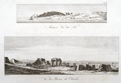 Antinoe, Vue du Nil, Vue des Ruines de Chnubis